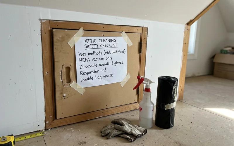 A hantavirus safety and containment graphic
