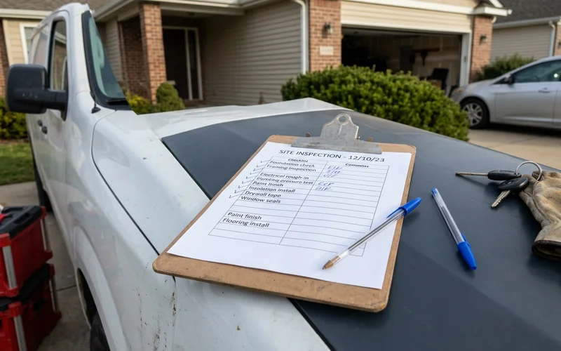 A checklist graphic showing the scope of crime scene cleanup