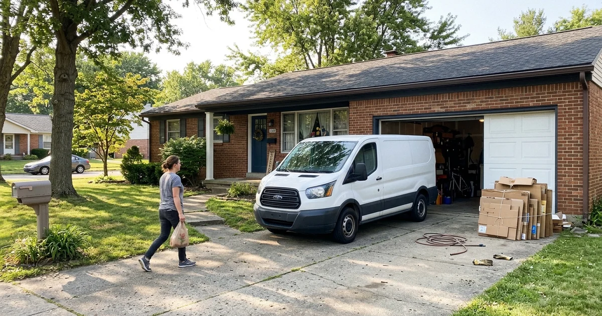 A three-bedroom West Chester ranch home at the start of a hoarding cleanup