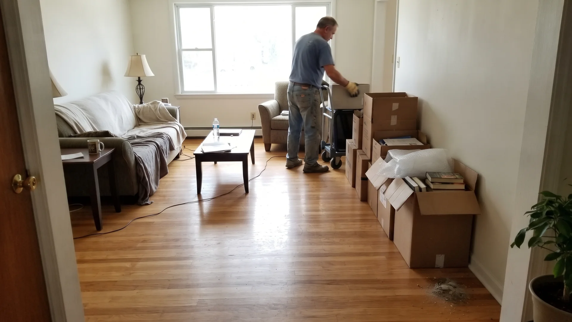 A Cincinnati home being carefully restored by the Cincinnati Hoarding Pros team