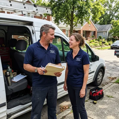 Heidi and Bob, owners and operators of the Cincinnati Hoarding Pros Ohio branch